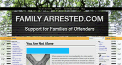 Desktop Screenshot of familyarrested.com